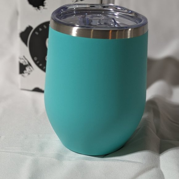 Brand New - Let the Adventure Begin Sassy Cup Tumbler Set in Mint & White - Picture 8 of 10